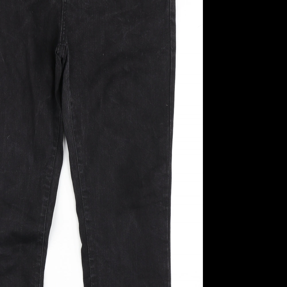 Denim Co Womens Black  Denim Bootcut Jeans Size 18 L30 in
