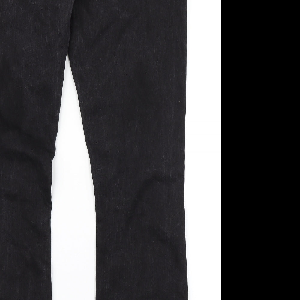 Denim Co Womens Black  Denim Bootcut Jeans Size 18 L30 in