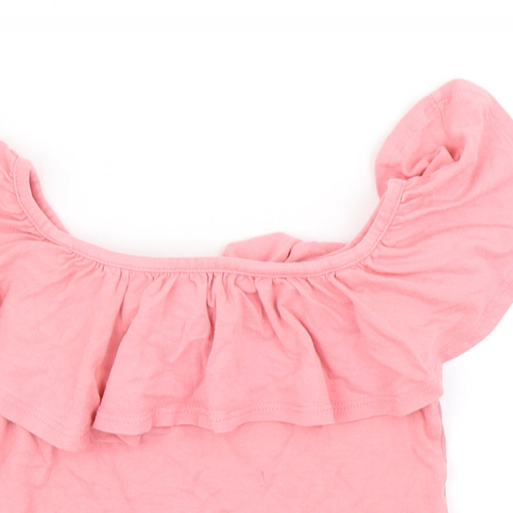 River Island Girls Pink   Basic T-Shirt Size 5-6 Years