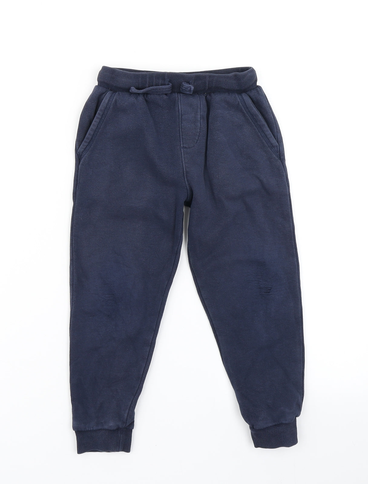 M&S Boys Blue   Jogger Trousers Size 3-4 Years