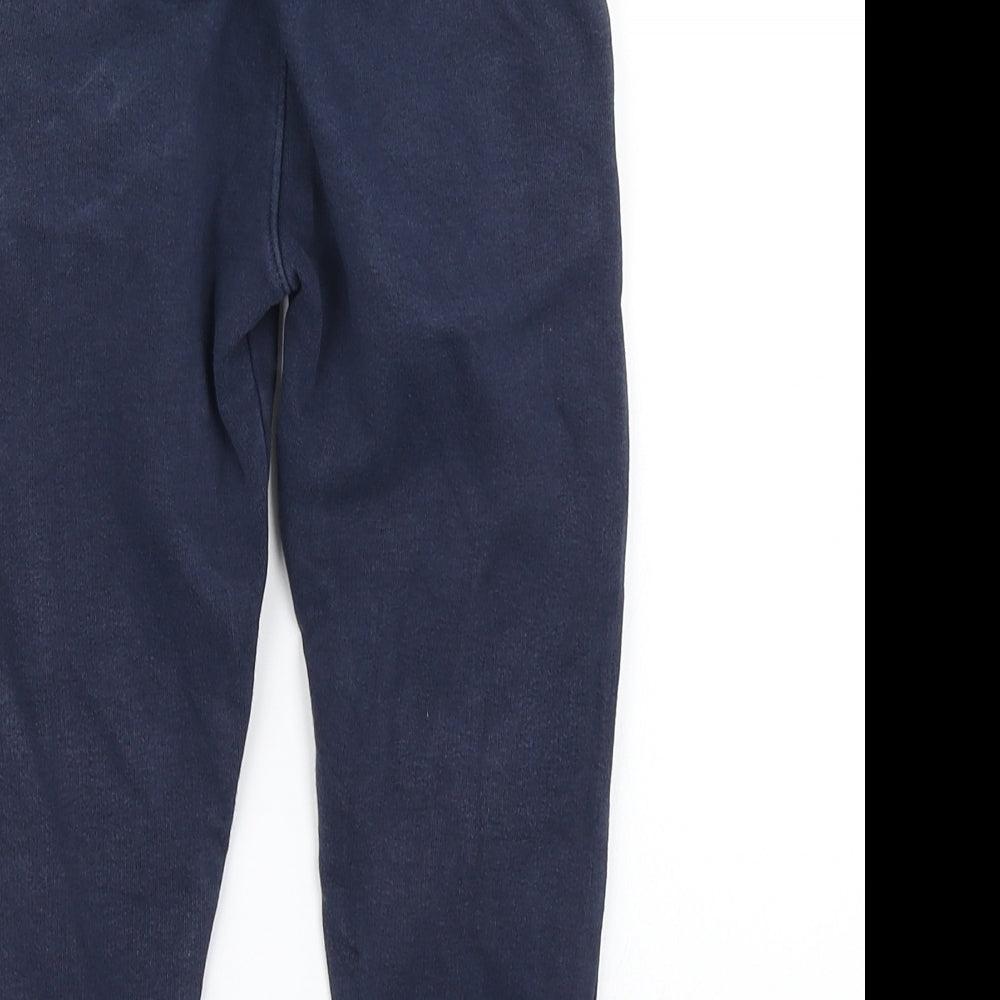 M&S Boys Blue   Jogger Trousers Size 3-4 Years