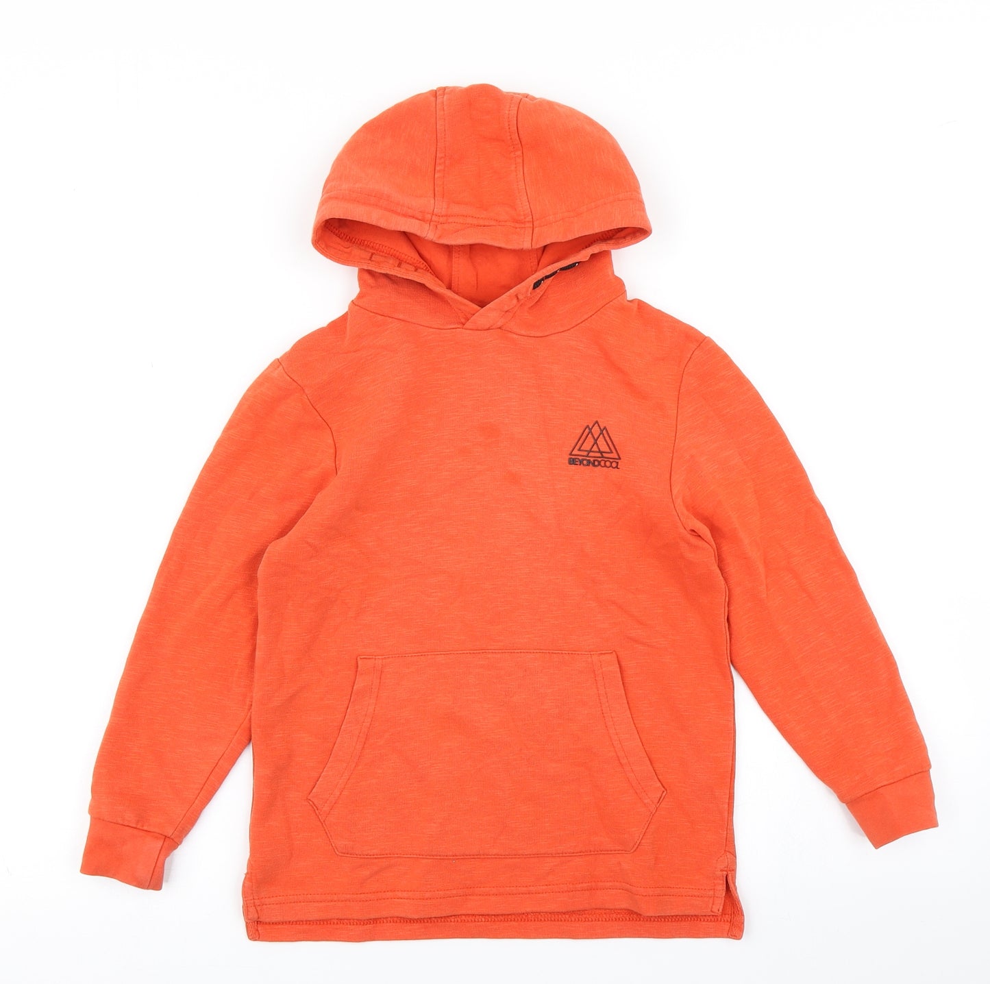 George Boys Orange   Pullover Hoodie Size 6-7 Years