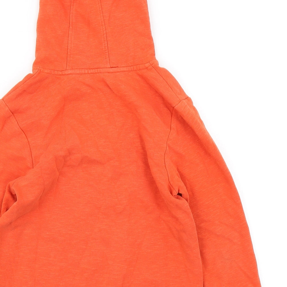 George Boys Orange   Pullover Hoodie Size 6-7 Years