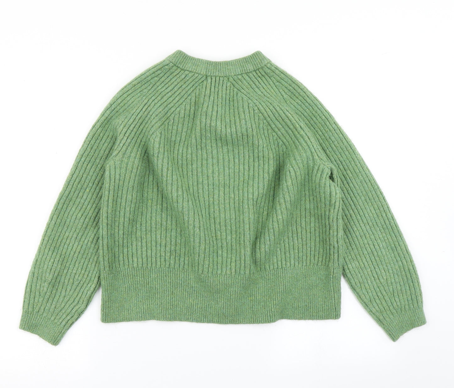 M&S Collection Womens Green  Knit Cardigan Jumper Size L