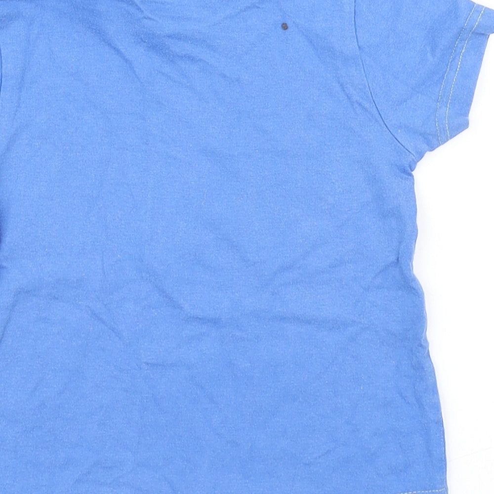 Nutmeg Boys Blue   Basic T-Shirt Size 12-18 Months  - Dog
