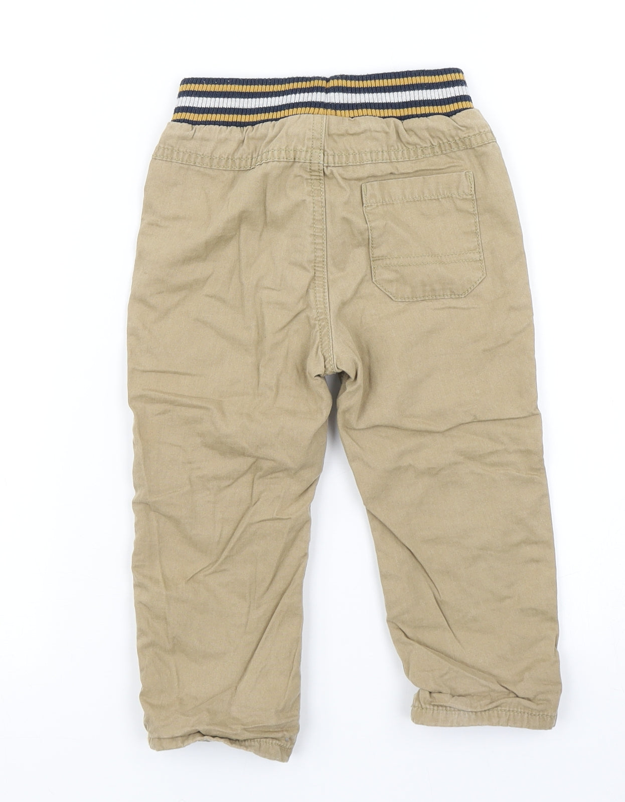 George Boys Brown   Cargo Trousers Size 18-24 Months  - JCB