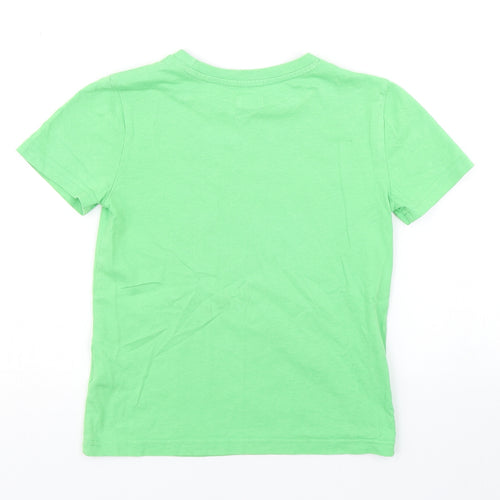 F&F Boys Green   Basic T-Shirt Size 5-6 Years  - Comic Book