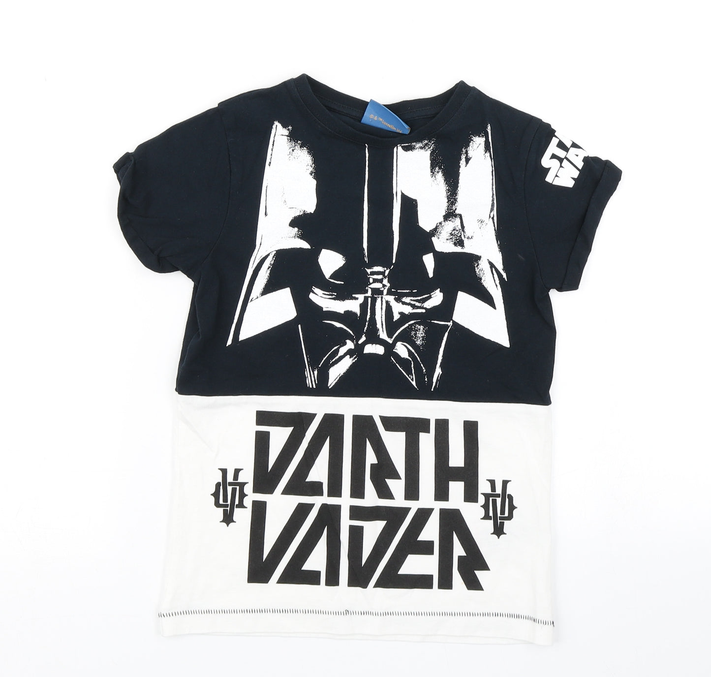 NEXT Boys Black   Basic T-Shirt Size 6 Years  - Star Wars Darth Vader
