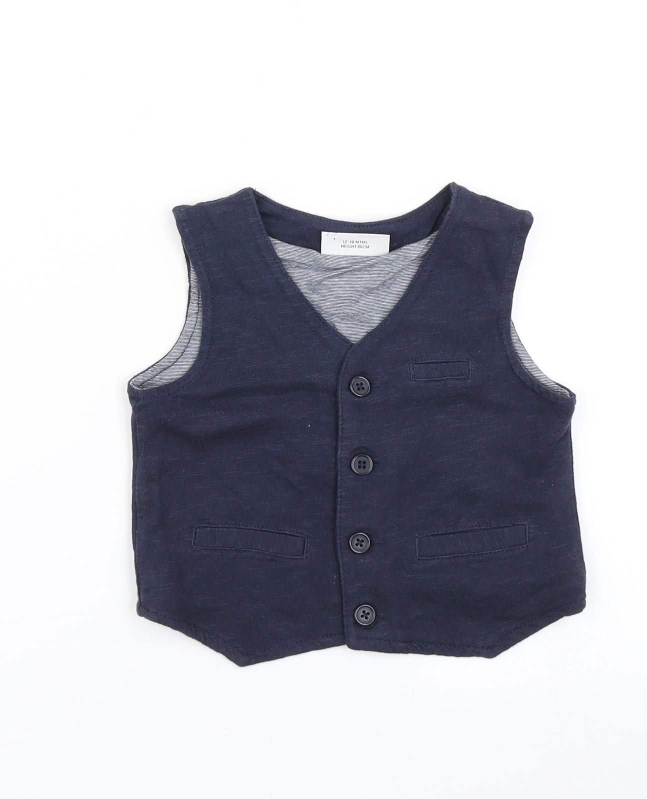 NEXT Boys Blue   Jacket Waistcoat Size 12-18 Months