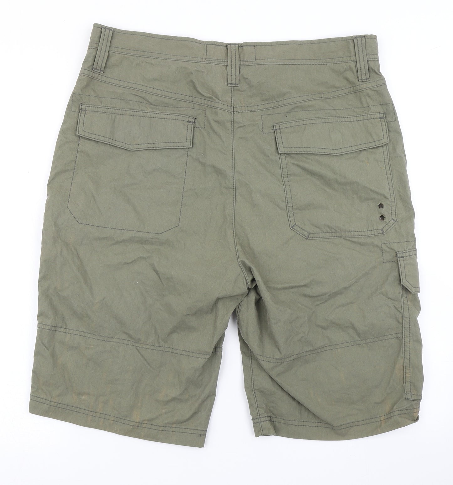 NEXT Mens Green   Cargo Shorts Size 34 in