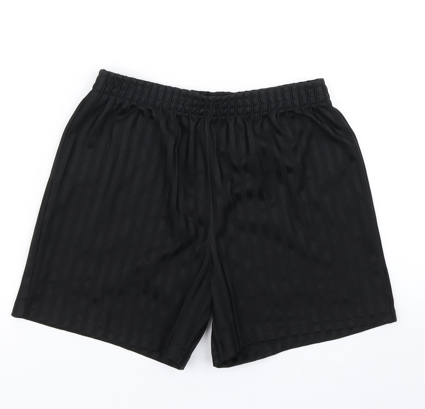 George Boys Black Striped  Sweat Shorts Size 9-10 Years