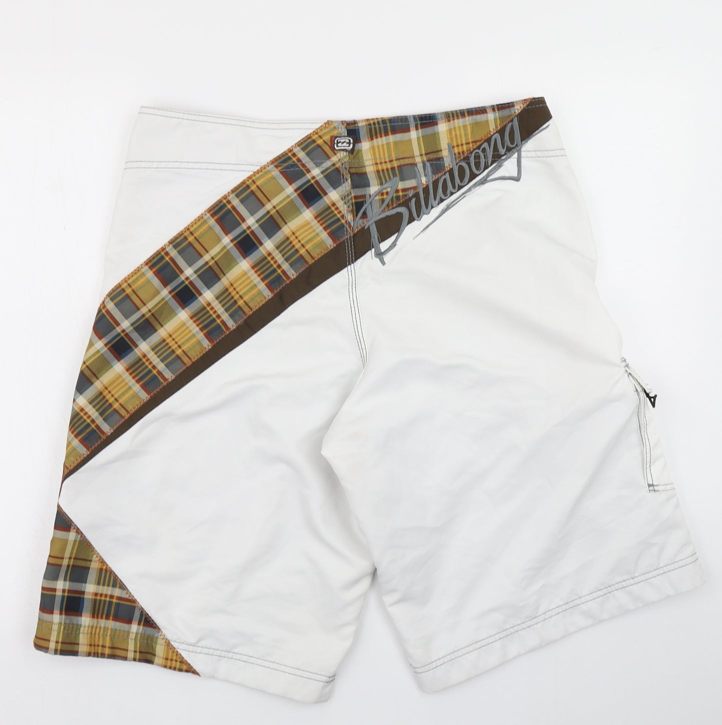 Billabong Mens White   Athletic Shorts Size 34 in