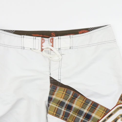 Billabong Mens White   Athletic Shorts Size 34 in