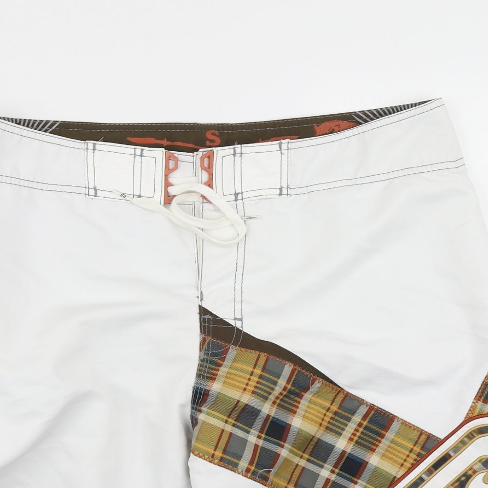 Billabong Mens White   Athletic Shorts Size 34 in