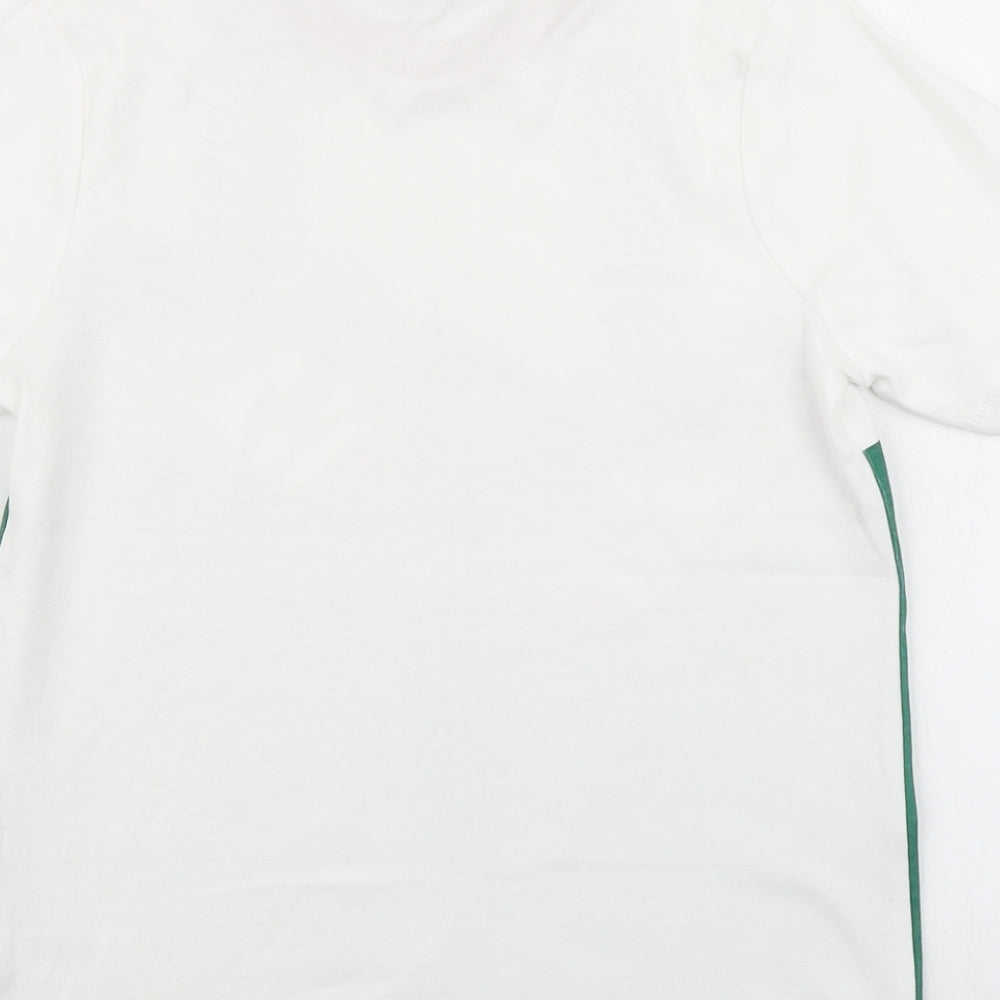 George Boys White   Basic T-Shirt Size 10-11 Years  - Welsh Rugby