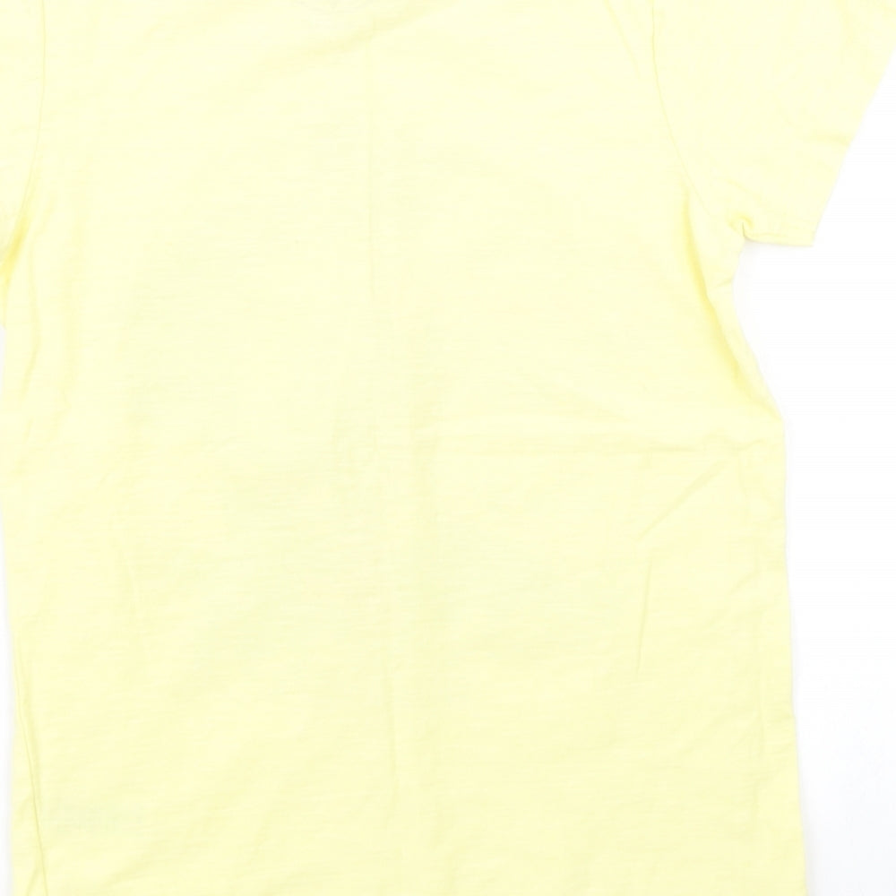 Matalan Boys Yellow   Basic T-Shirt Size 10 Years