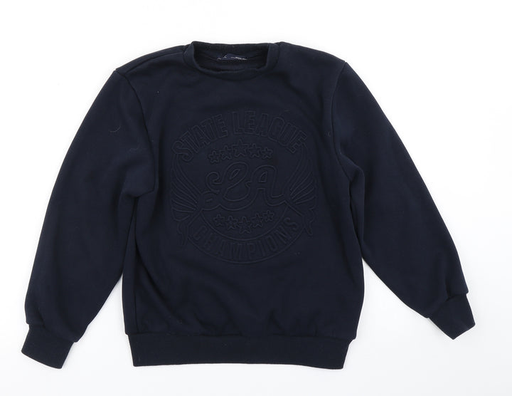 NEXT Boys Blue Pullover Sweatshirt Size 9 Years
