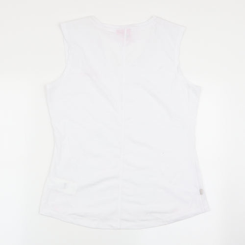 LA Gear Womens White   Basic Tank Size 14