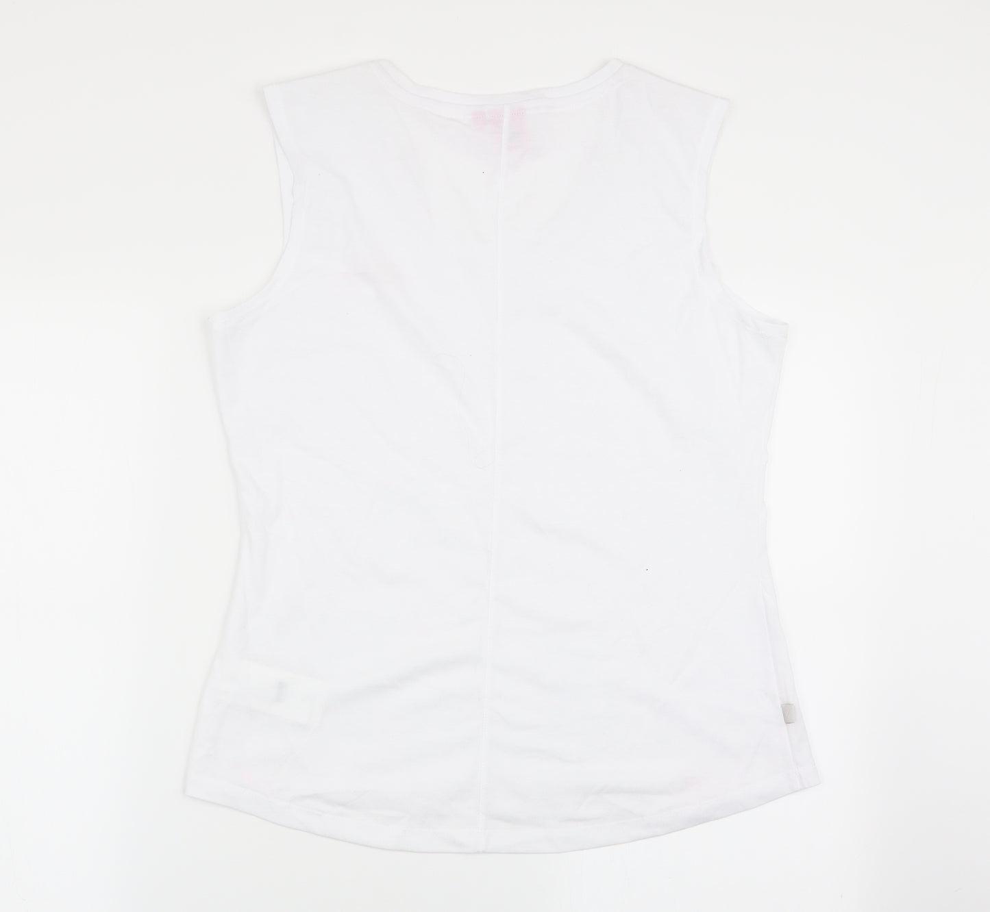 LA Gear Womens White   Basic Tank Size 14
