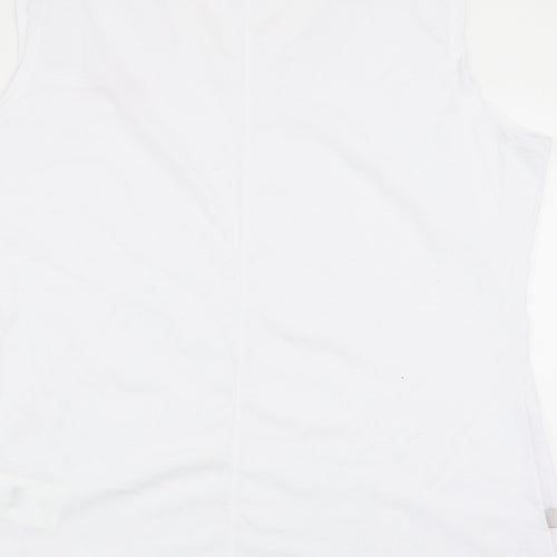 LA Gear Womens White   Basic Tank Size 14
