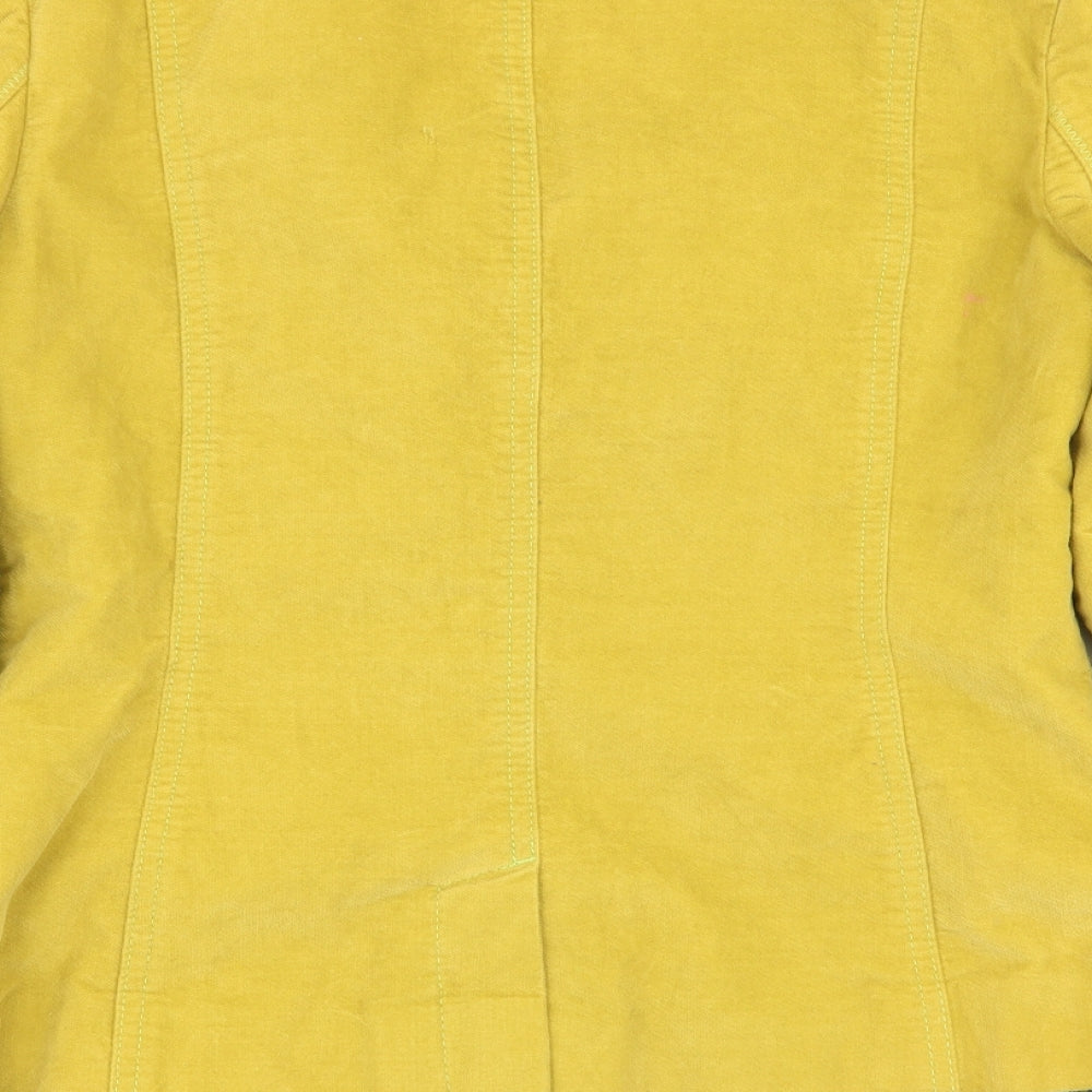Per Una Womens Yellow   Jacket Blazer Size 10