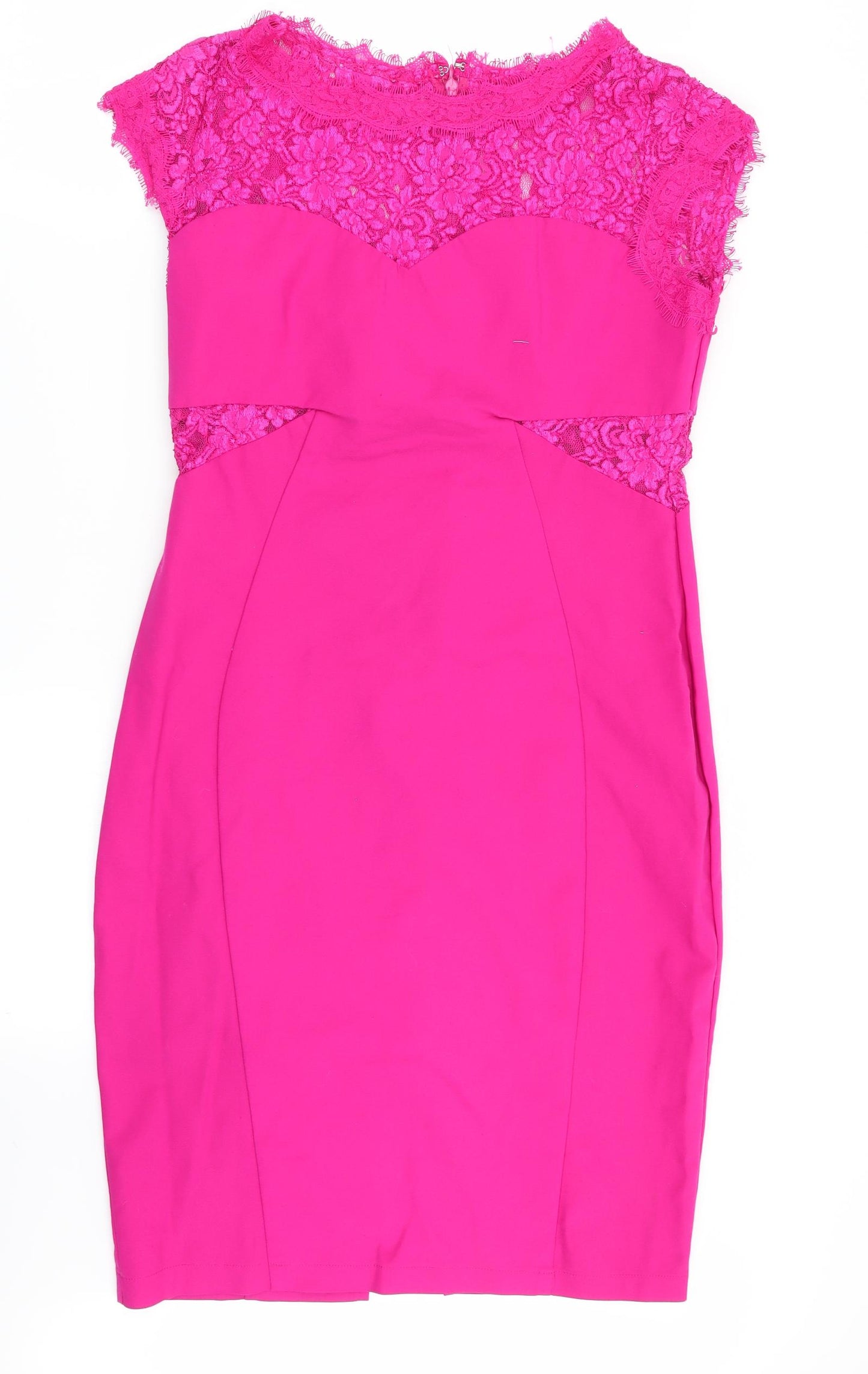 paper dolls Womens Pink Geometric  Bodycon  Size 14