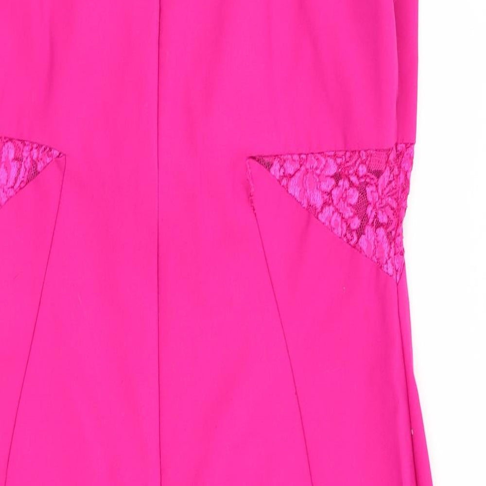 paper dolls Womens Pink Geometric  Bodycon  Size 14