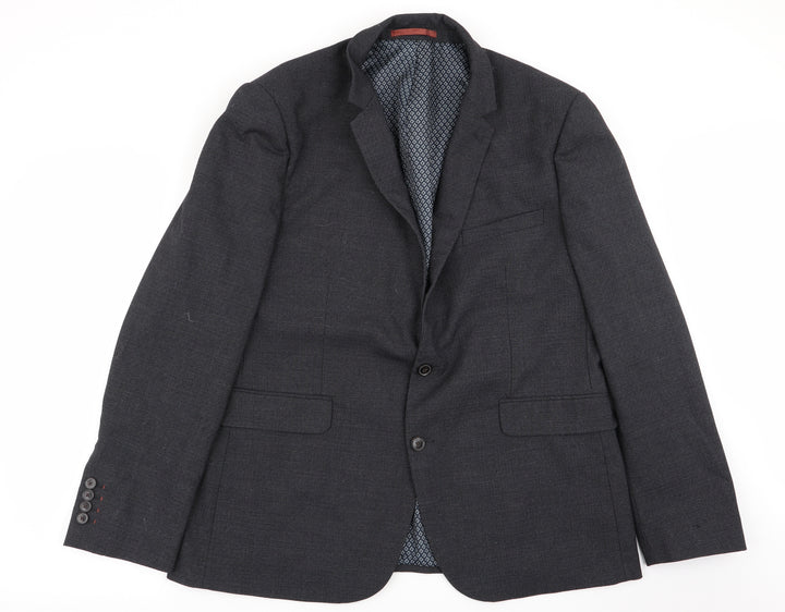 Burton menswear Mens Grey   Jacket Blazer Size 46