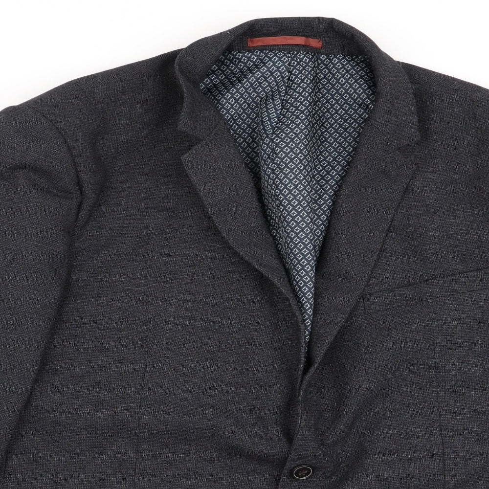 Burton menswear Mens Grey   Jacket Blazer Size 46