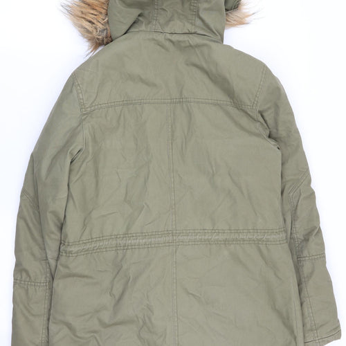 ESMARA Womens Green   Parka Coat Size 10