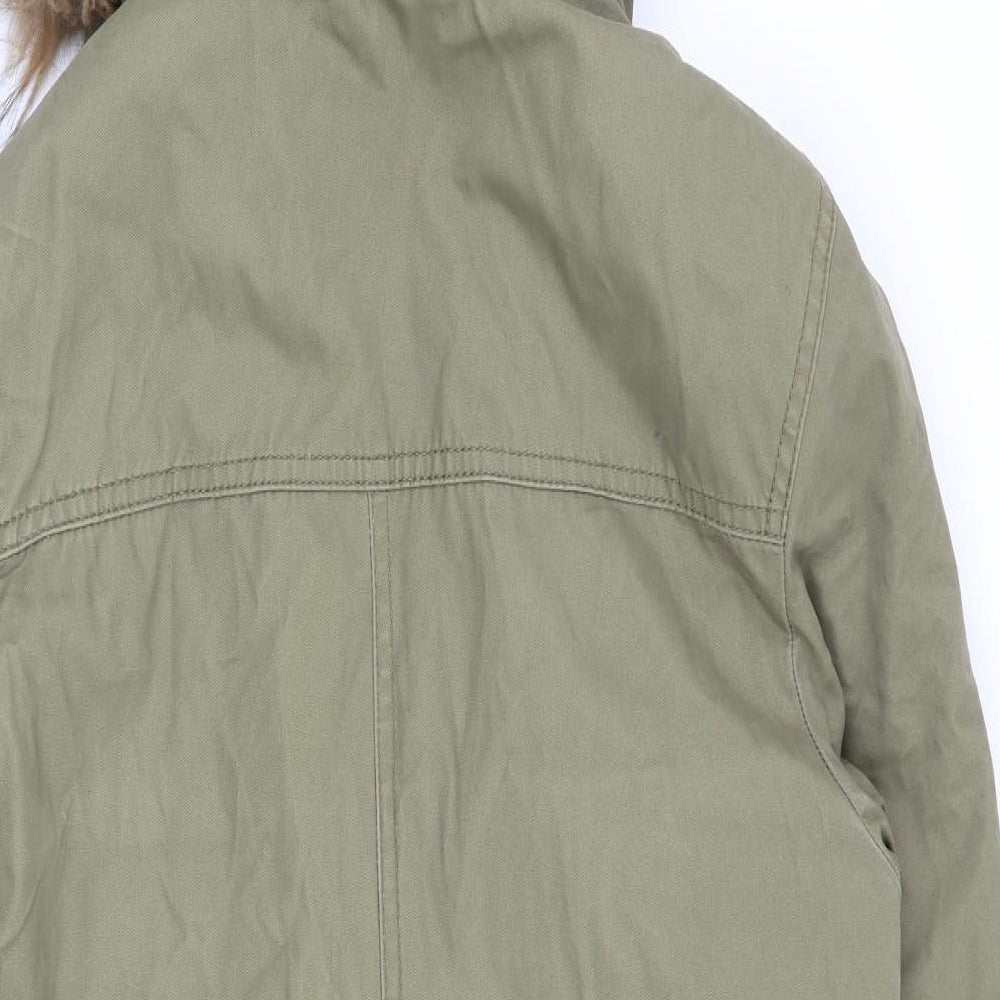 ESMARA Womens Green   Parka Coat Size 10
