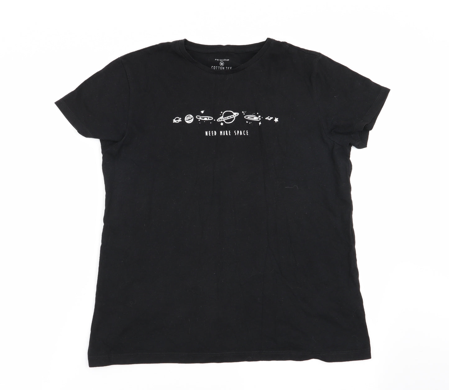 Primark Womens Black   Basic T-Shirt Size 12