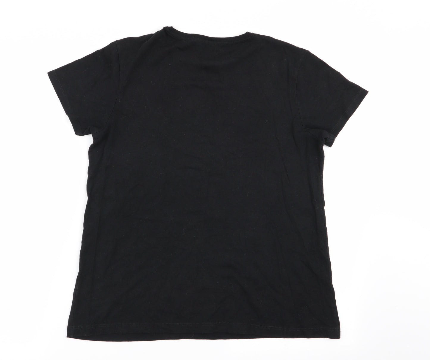 Primark Womens Black   Basic T-Shirt Size 12