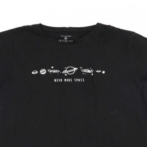 Primark Womens Black   Basic T-Shirt Size 12