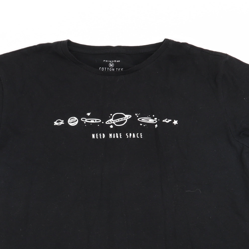 Primark Womens Black   Basic T-Shirt Size 12