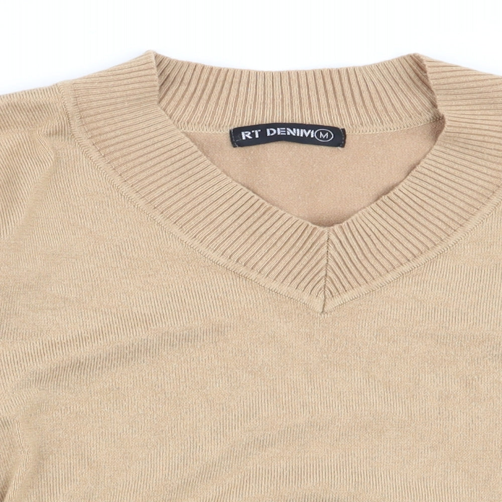 rt denim Womens Beige   Pullover Jumper Size M