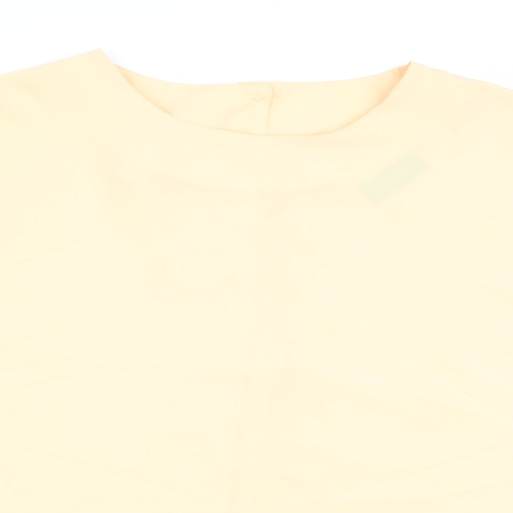 rocky creek Womens Yellow   Basic Blouse Size 16