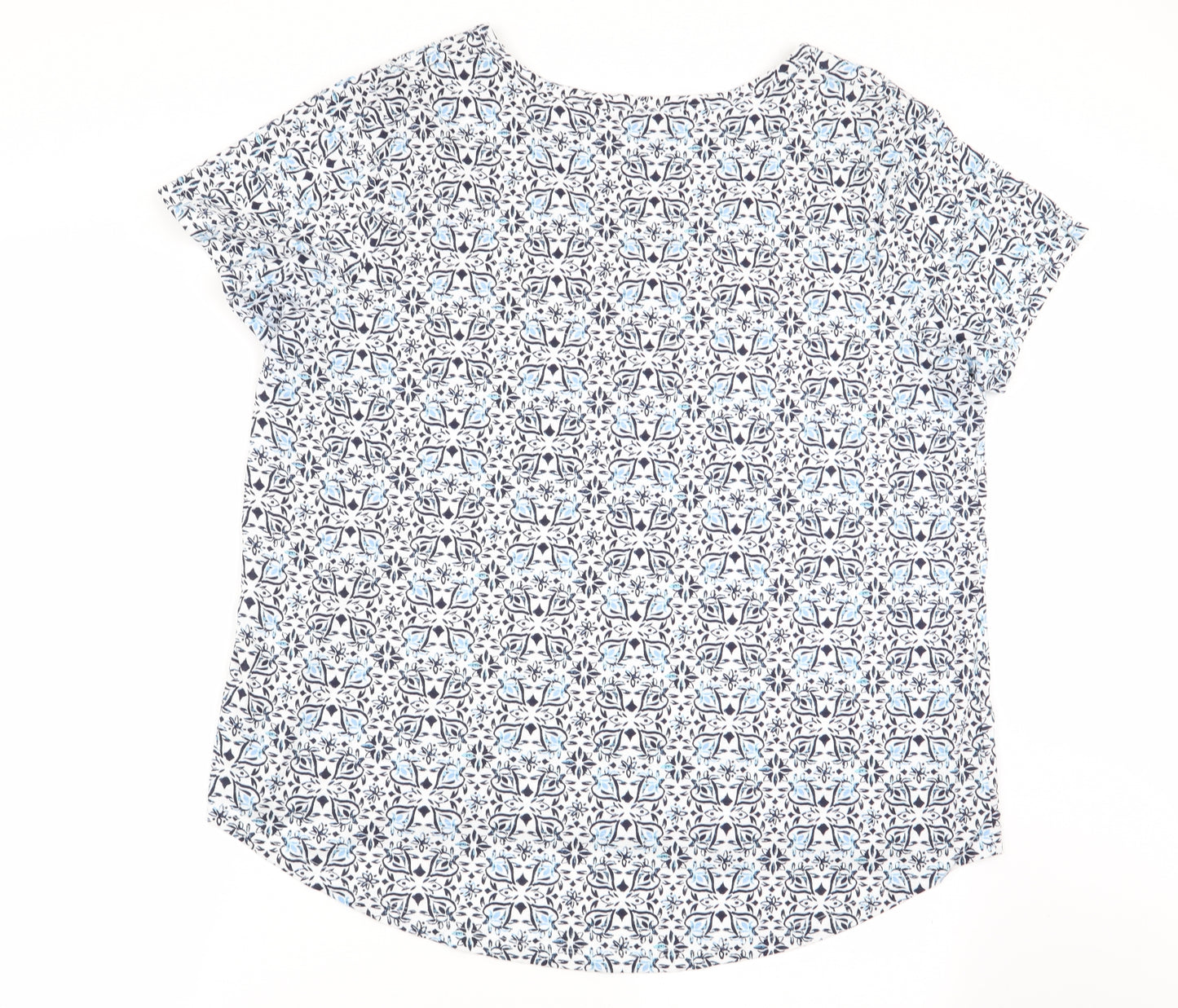 Nutmeg Womens Multicoloured Floral  Basic T-Shirt Size 22