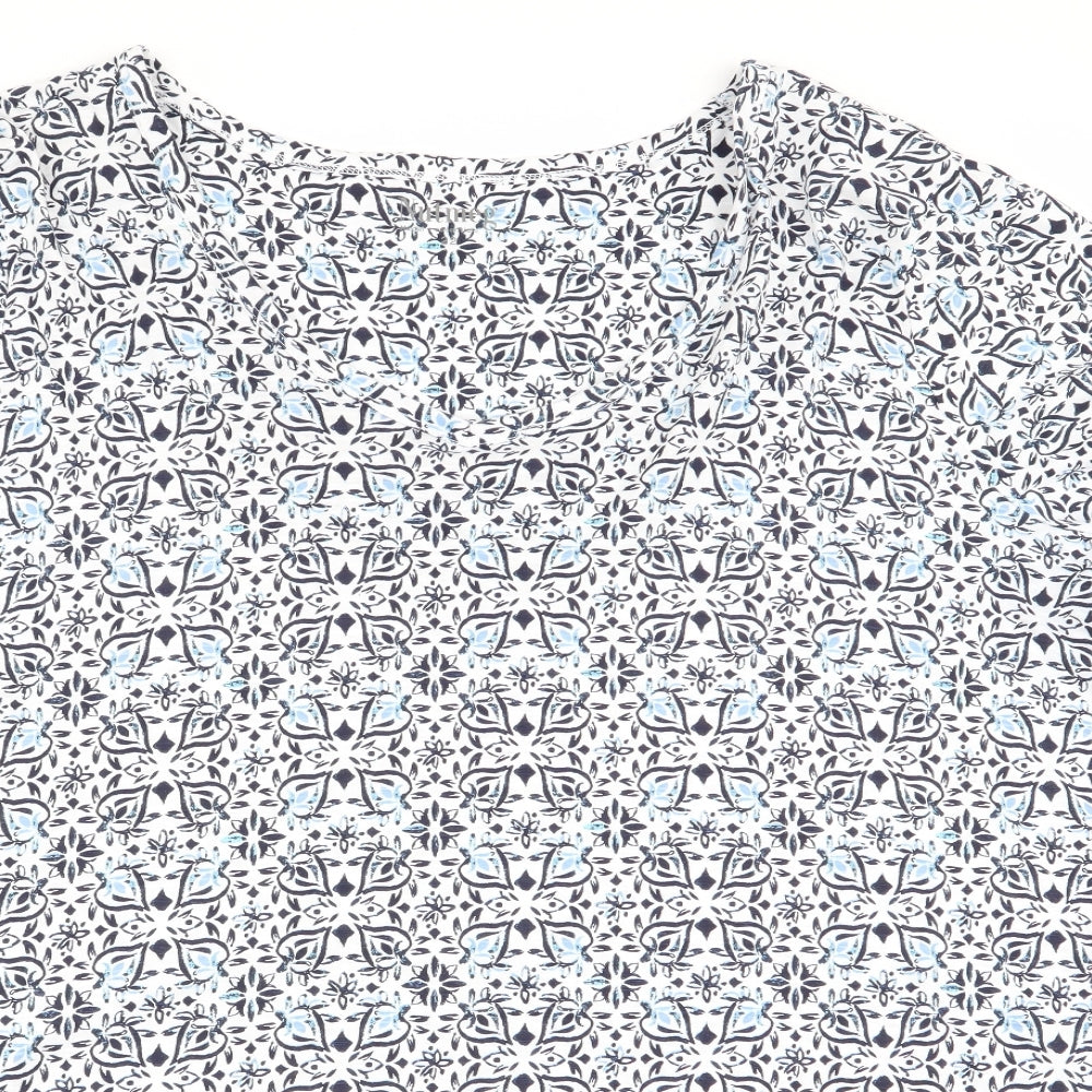 Nutmeg Womens Multicoloured Floral  Basic T-Shirt Size 22