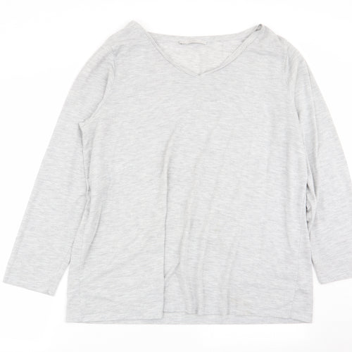 Asda George Womens Grey   Basic T-Shirt Size 24