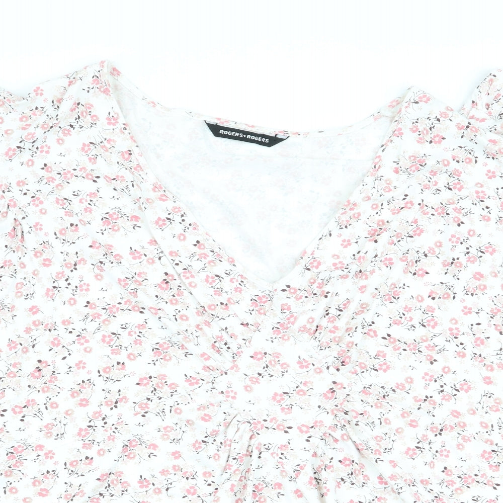 Rogers+Rogers Womens Multicoloured Floral  Basic Blouse Size 22