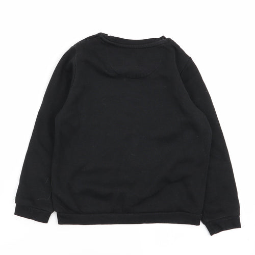Primark Girls Black   Pullover Jumper Size 6-7 Years