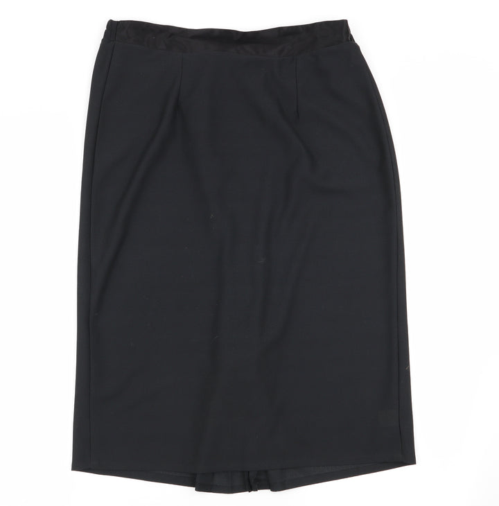 Debut Womens Black Flare Skirt Size 14 - Stretch waistband