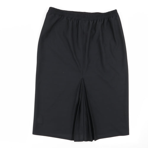 Debut Womens Black   Flare Skirt Size 14  - Stretch waistband
