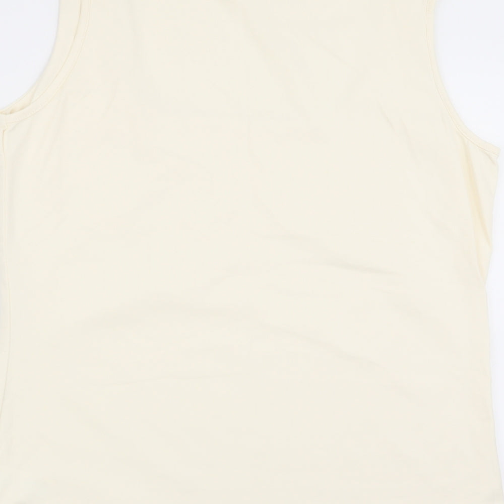 Primark Womens Ivory   Basic Tank Size 14