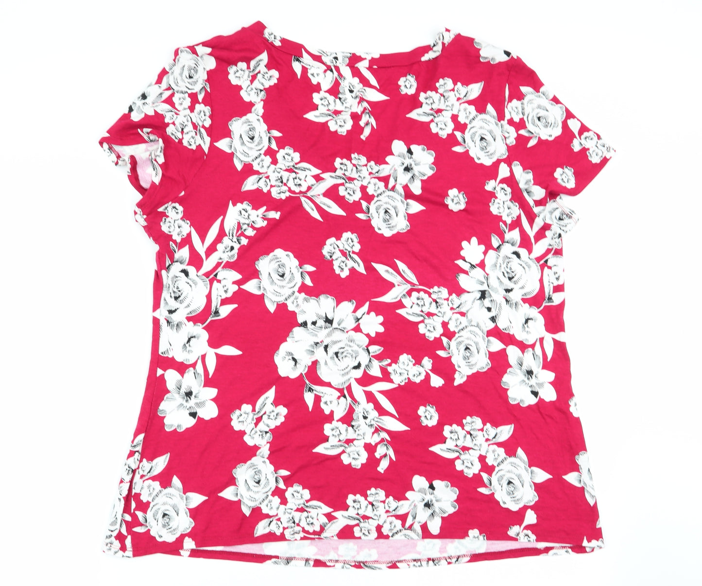 bonmarche Womens Multicoloured Floral  Basic T-Shirt Size 20