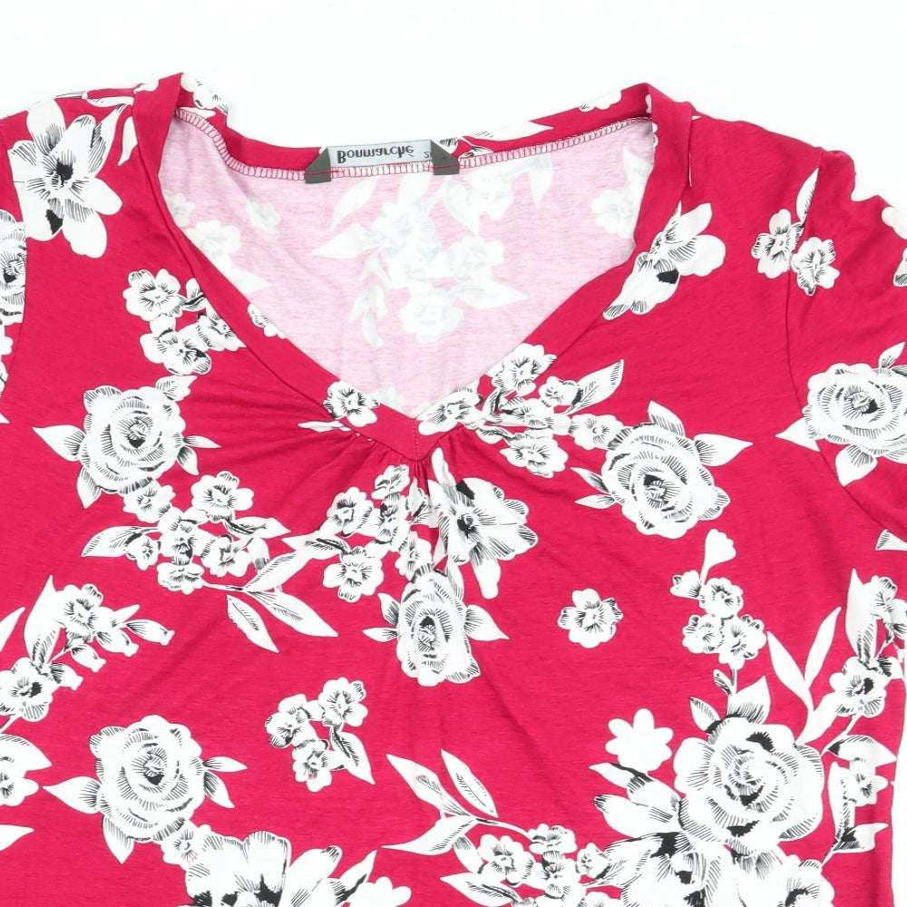 bonmarche Womens Multicoloured Floral  Basic T-Shirt Size 20