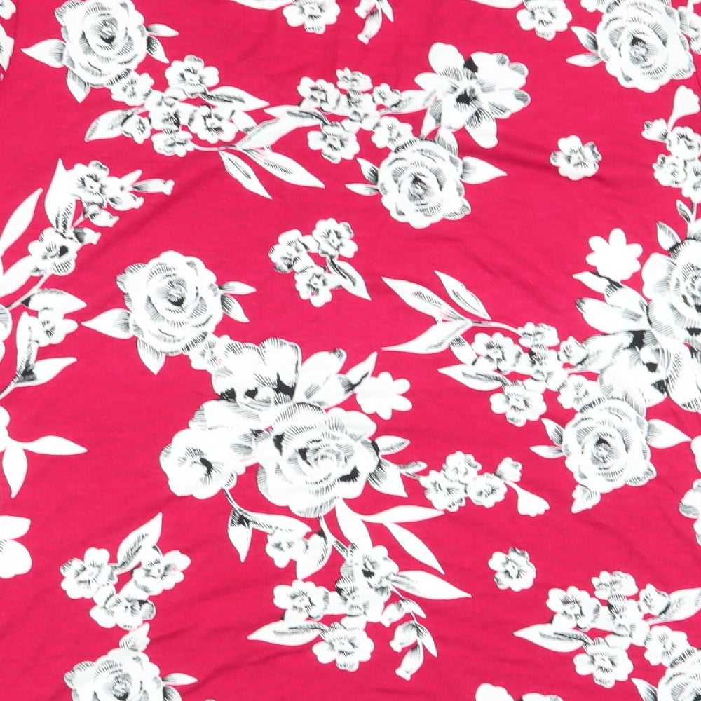 bonmarche Womens Multicoloured Floral  Basic T-Shirt Size 20