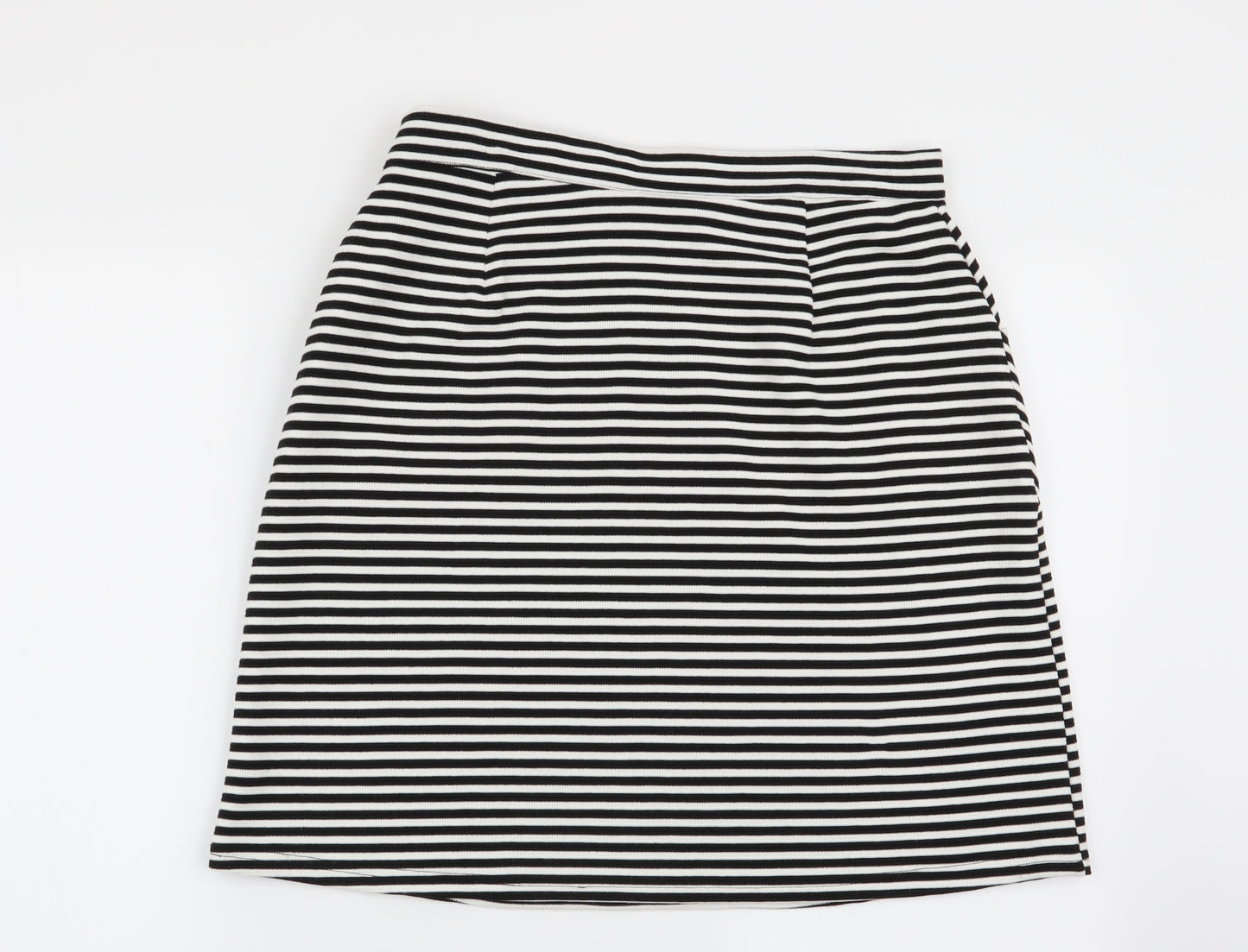 Papaya Womens Multicoloured Striped  Flare Skirt Size 12  - Stretch waistband