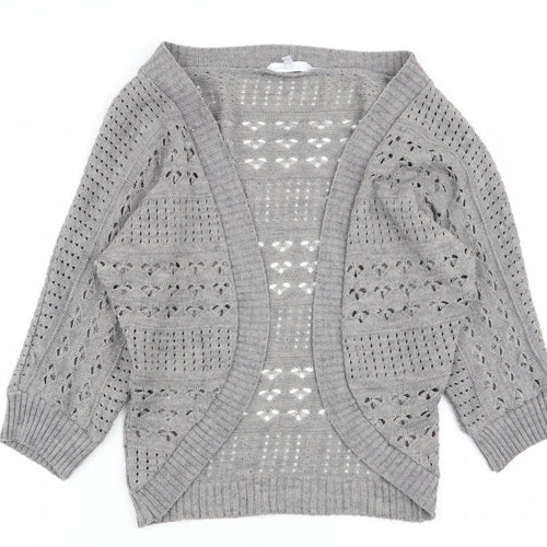 Red Herring Womens Grey   Cardigan Jumper Size 10